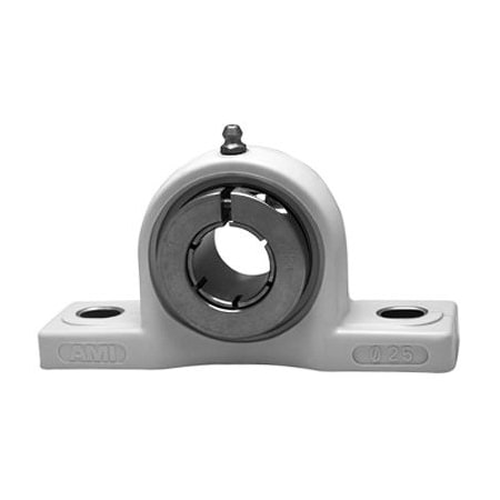 Ami Bearings SINGLE ROW BALL BEARING, 1-11/16'' KANIGEN ACCU-LOC WHITE PILLOW BLOCK UEPPL209-27MZ20W
